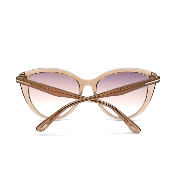 TOM FORD ISABELLA-0 TF915 45G PEACH PINK GRADIENT AUTHENTIC SUNGLASSES - Picture 6 of 14